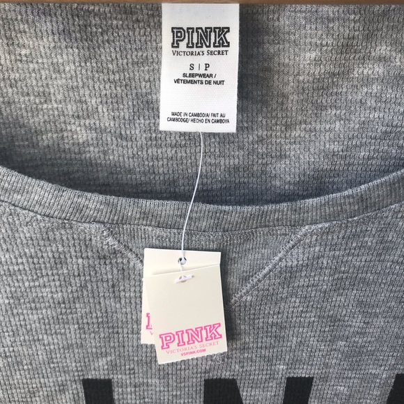 Victori’s Secret PINK Sleepwear Longsleeve - Picture 2 of 3